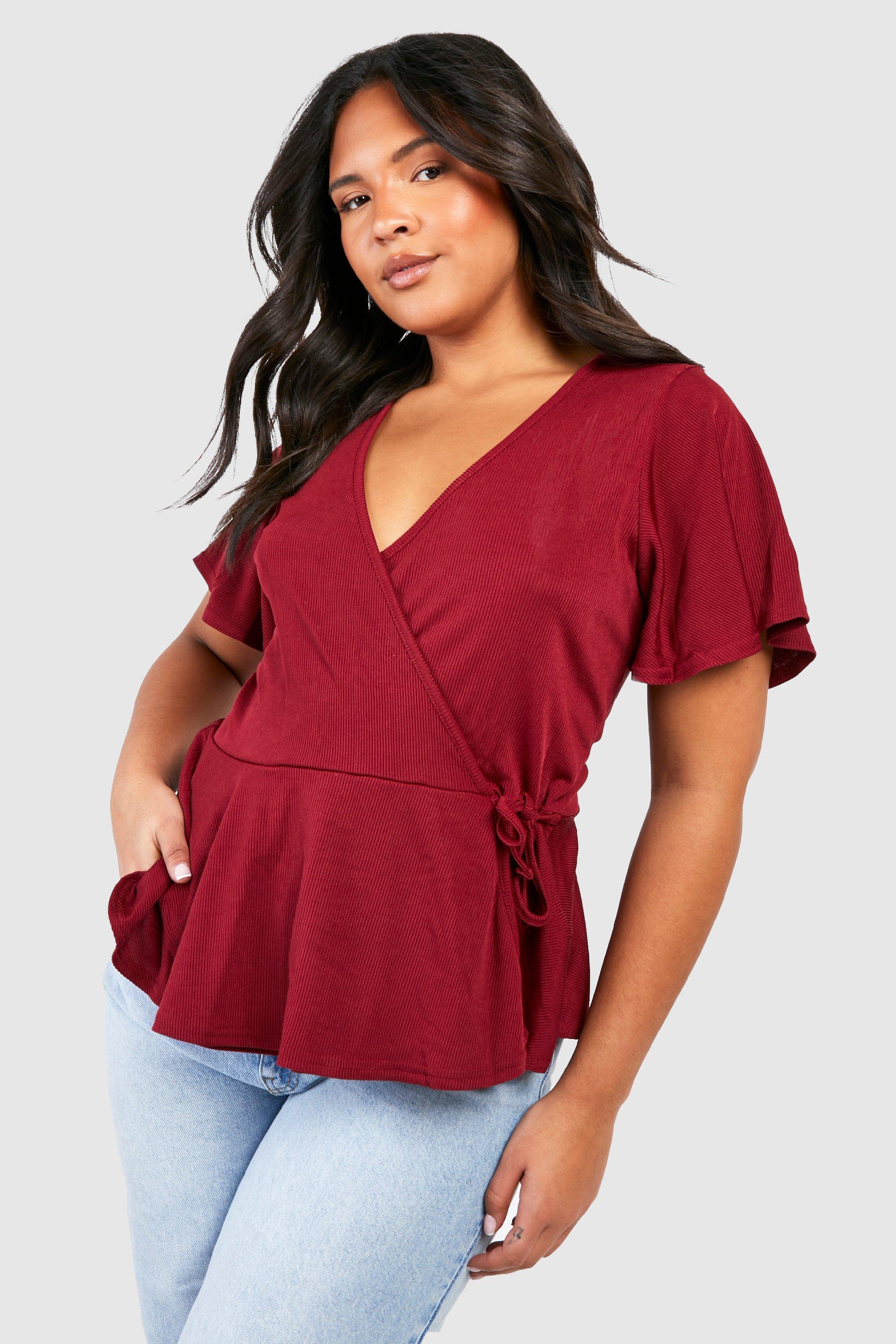 Top peplum grande discount taille